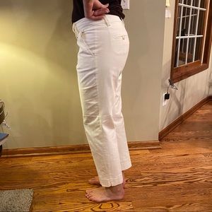 White Trina Turk cropped dress pants